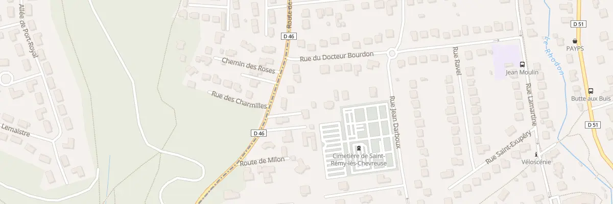 Plan du 9003 Rte de Milon à Saint-Rémy-lès-Chevreuse