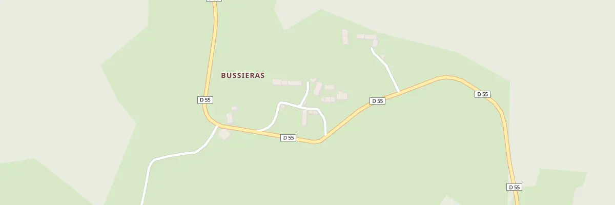 Plan du 5 Bussiéras à Fransèches