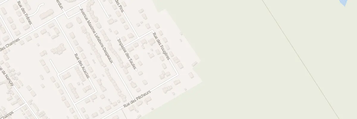 Plan du 11 Rue des Fougères à Salbris
