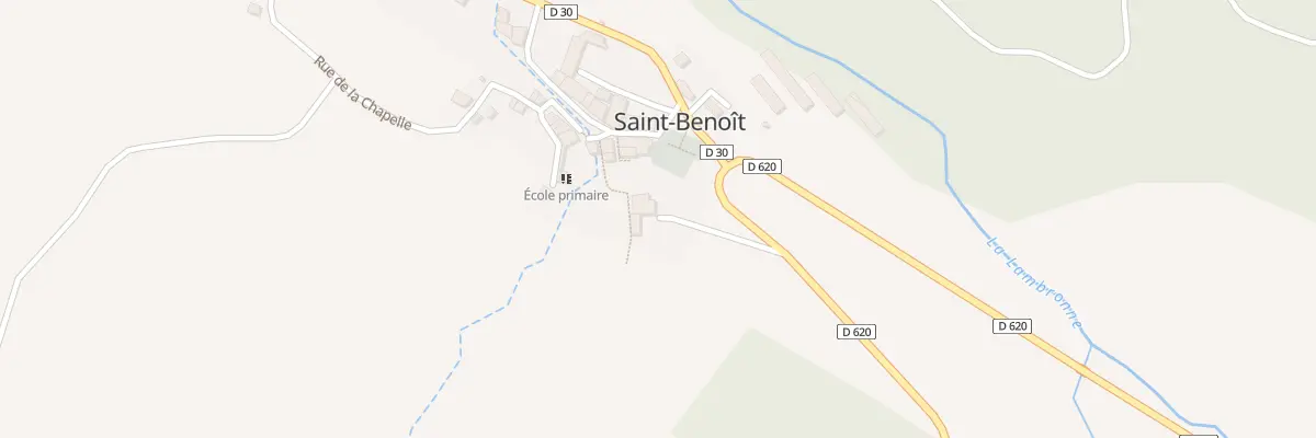 Plan du 8 Le Village à Saint-Benoît