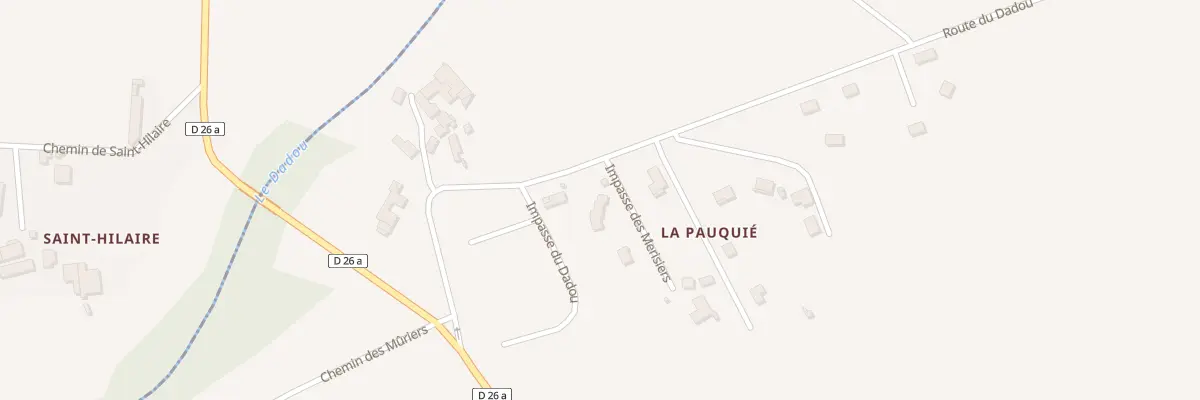 Plan du 4 Imp des Merisiers à Saint-Julien-du-Puy