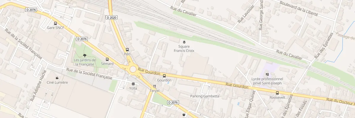 Plan du 47 Rue Gourdon à Vierzon