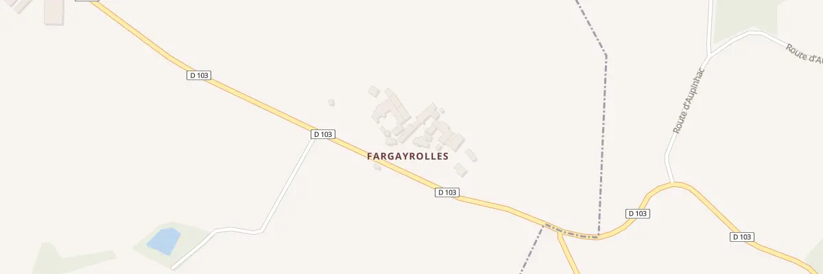 Plan du 130 Fargayrolles à Sanvensa