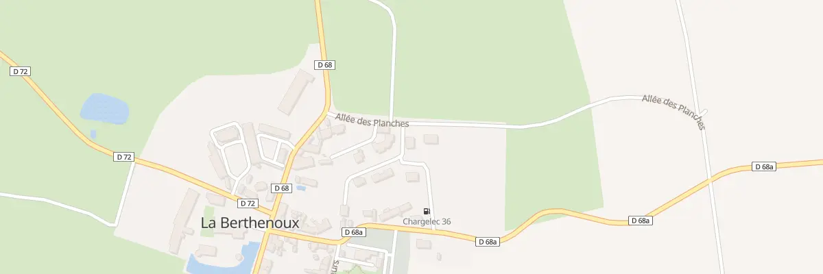 Plan du 8 All des Planches à La Berthenoux