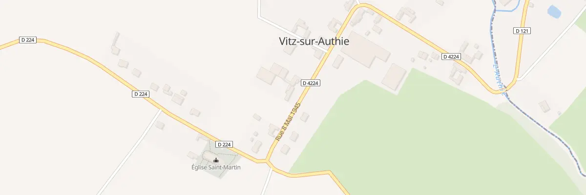 Plan du 10 Rue Huit Mai 1945 à Vitz-sur-Authie