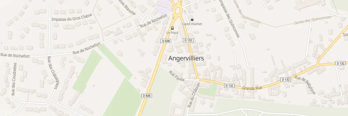 Plan du 8B Rue de l’Eglise à Angervilliers