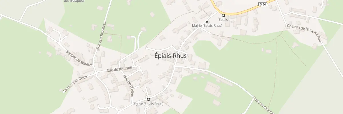 Plan du 17 Rue St Didier à Épiais-Rhus
