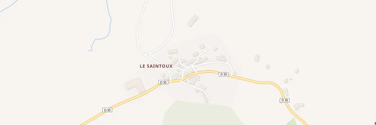 Plan du 12 Le Saintoux à La Nouaille