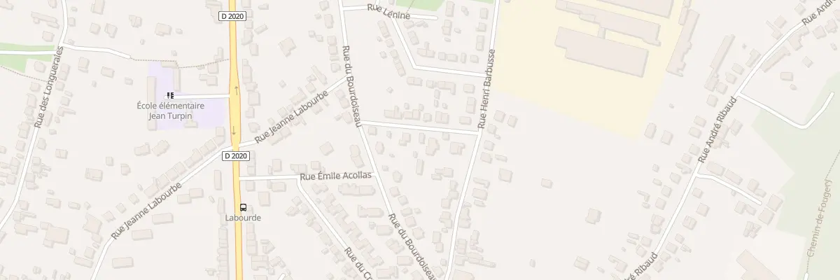 Plan du 5 Ptr Petite Rue du Bourdoiseau à Vierzon