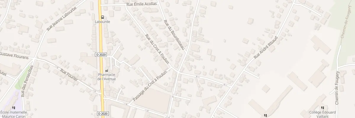 Plan du 15 Rue Henri Barbusse à Vierzon