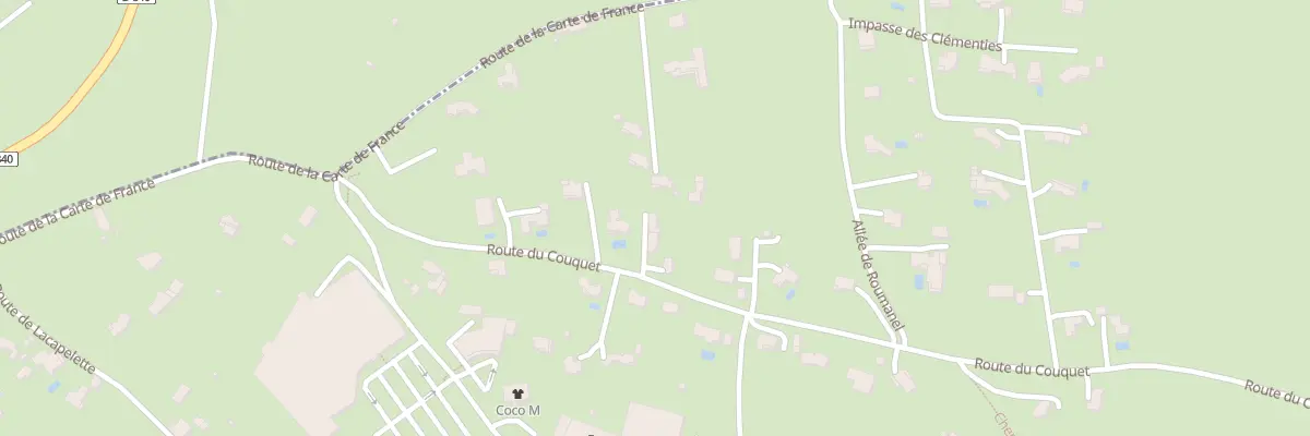 Plan du 7078F Couquet à Capdenac