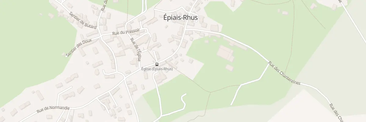 Plan du 12 Rue St Didier à Épiais-Rhus