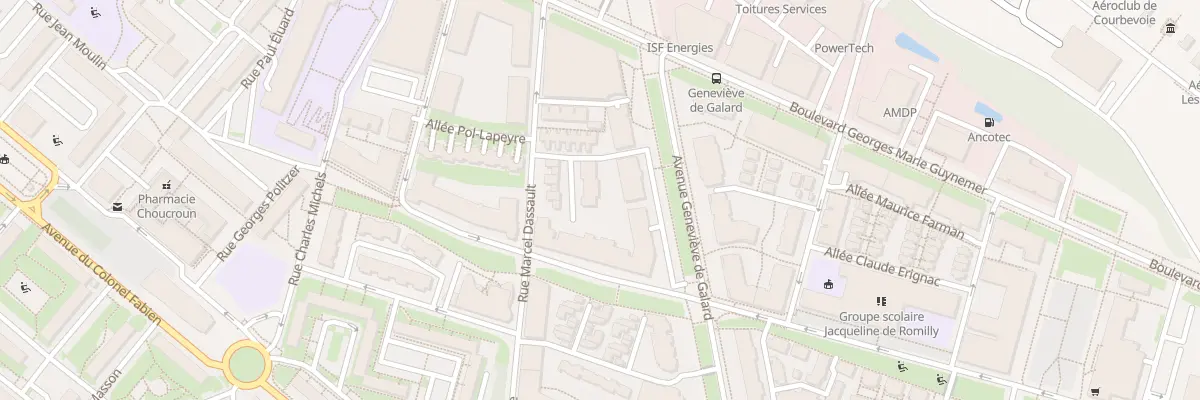 Plan du 9 Av Genevieve de Galard à Saint-Cyr-l’École