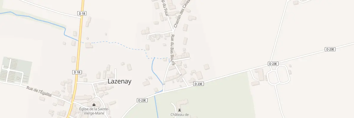 Plan du 8 Rue du Bas Bourg à Lazenay