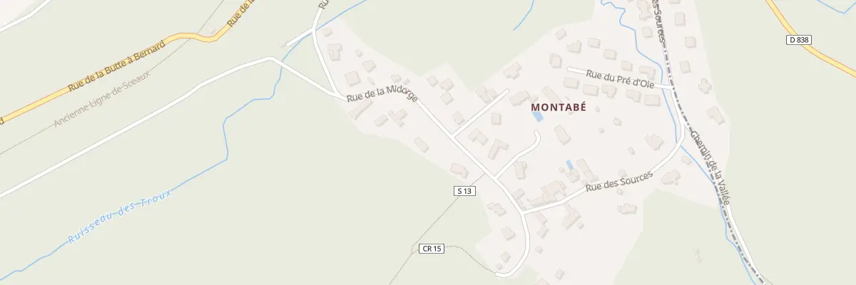 Plan du 9 Rue de la Midorge à Boullay-les-Troux