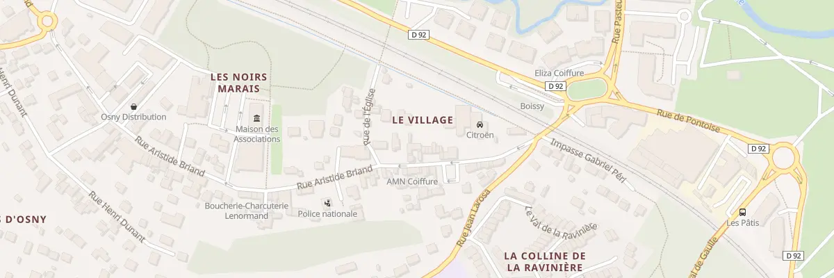 Plan du 24 Rue Aristide Briand à Osny