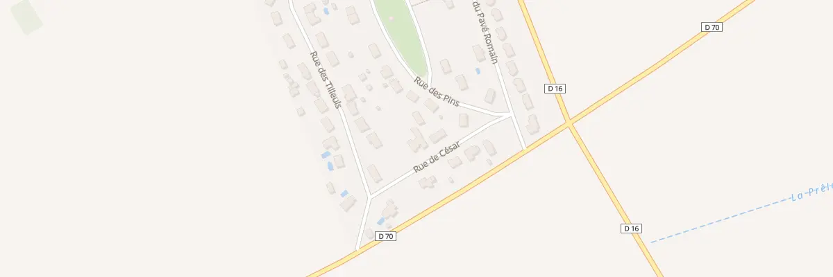 Plan du 6 Rue de Cesar à Ségry