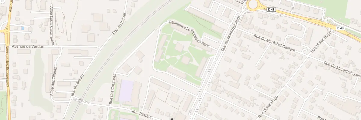 Plan du 9001 Res le Nouveau Parc à Andrésy