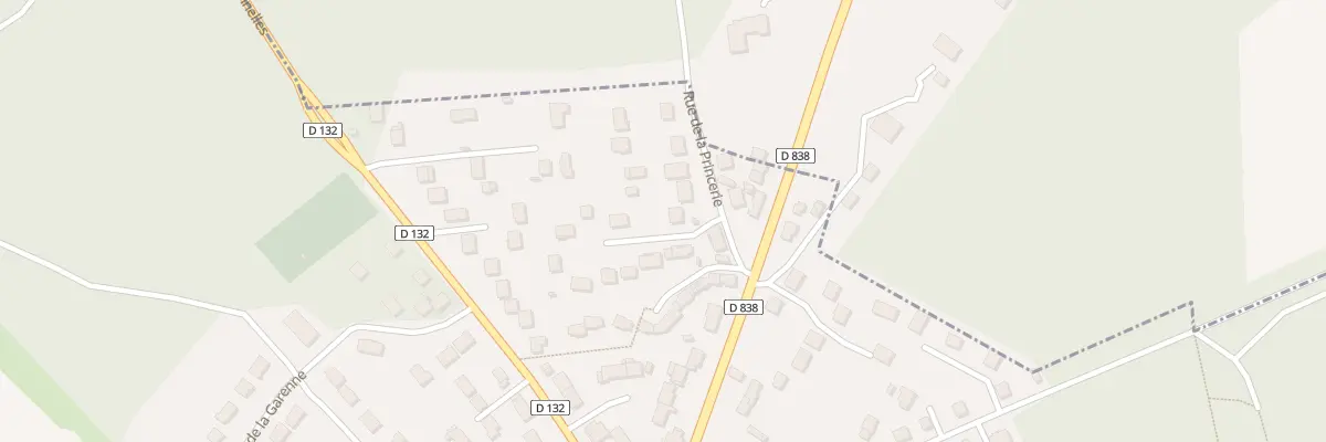 Plan du 2 Clos de la Princerie à Angervilliers