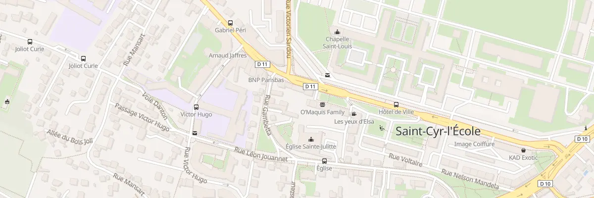Plan du 23 Av Jean Jaures à Saint-Cyr-l’École