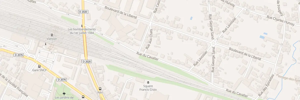 Plan du 18 Rue du Cavalier à Vierzon