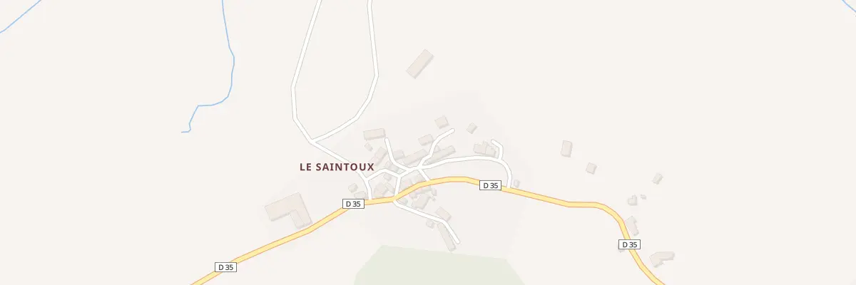 Plan du 8 Le Saintoux à La Nouaille