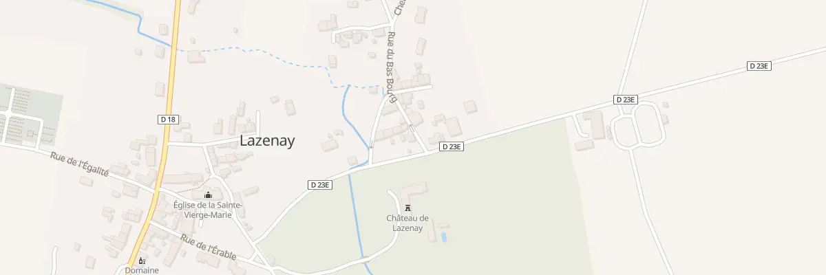 Plan du 7 Rue du Château à Lazenay