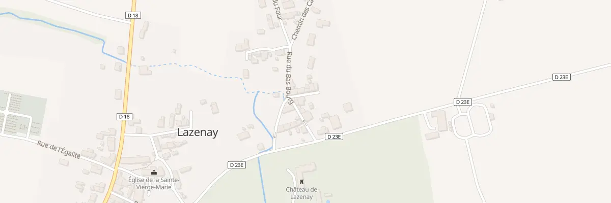 Plan du 6 Rue du Bas Bourg à Lazenay