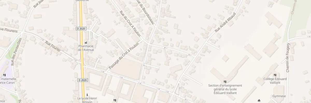 Plan du 11B Rue du Crot à Foulon à Vierzon