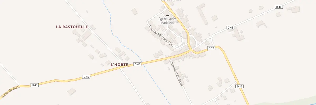 Plan du 6 Rte de Blan à Lempaut