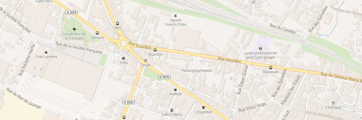 Plan du 36D Rue Gourdon à Vierzon