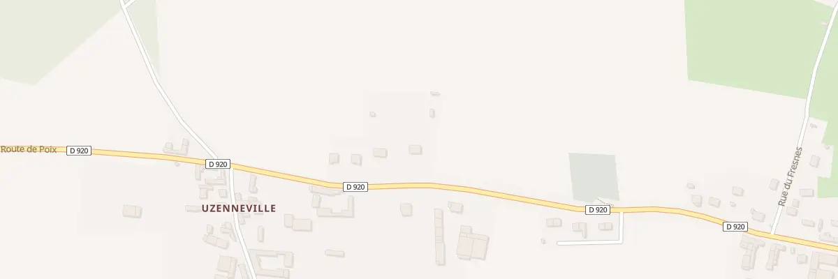 Plan du 9093F Rue de Poix à Frémontiers