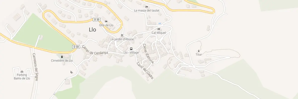 Plan du 56 Le Village à Llo