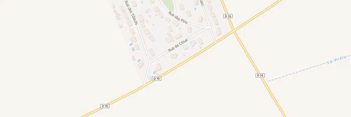 Plan du 9 Rue de Cesar à Ségry