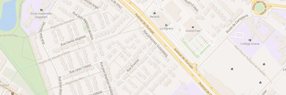 Plan du 25 Rue Erasme à Guyancourt