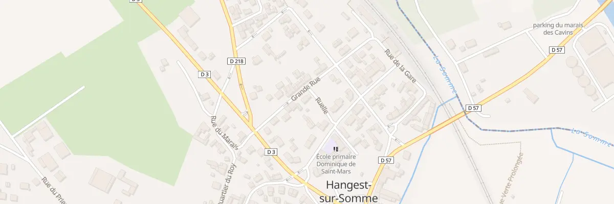 Plan du 12 Gr La Grande Rue à Hangest-sur-Somme