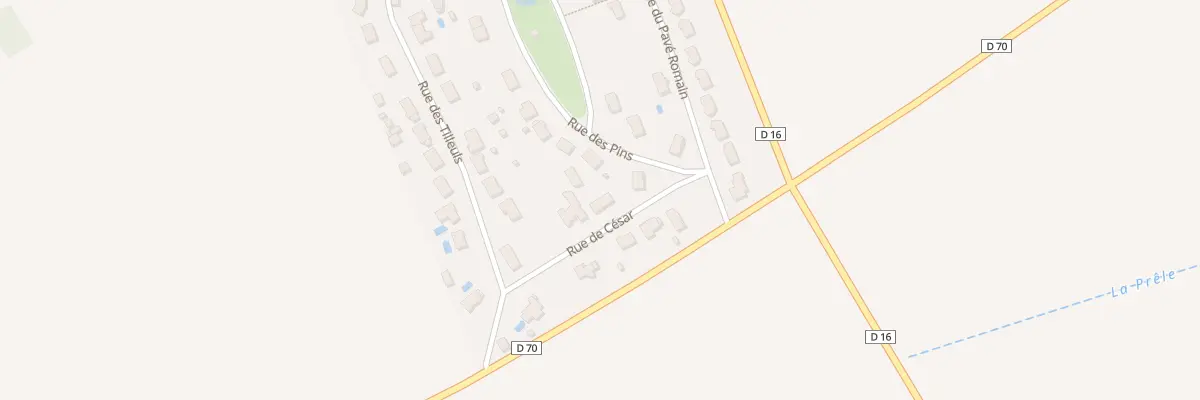 Plan du 4 Rue de Cesar à Ségry