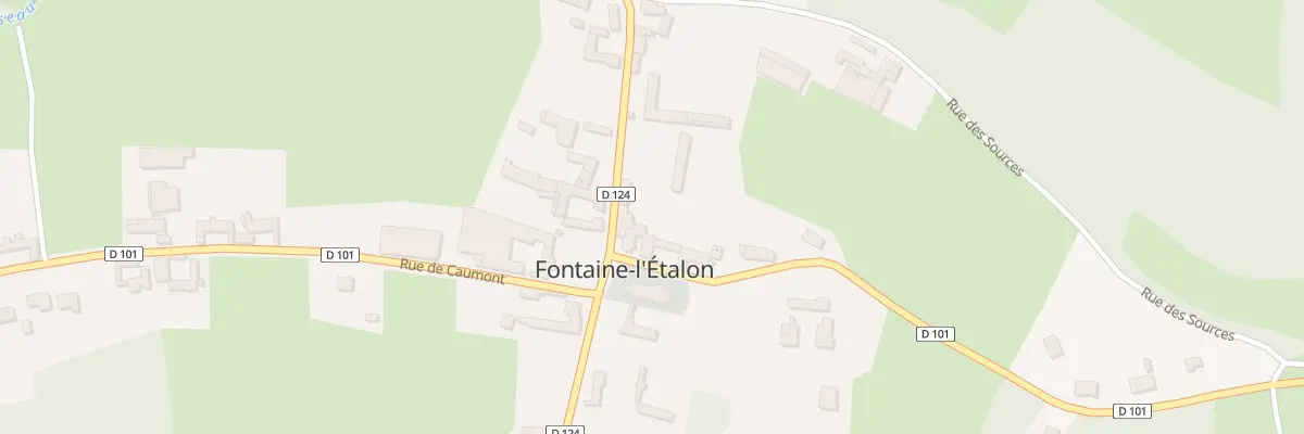 Plan du 1 Rue de Quoeux à Fontaine-l’Étalon