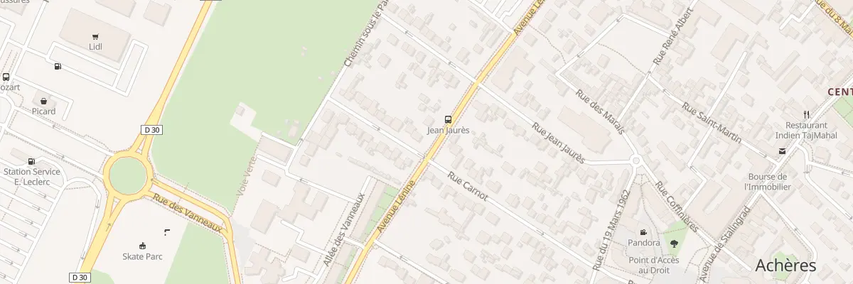 Plan du 38 Rue Carnot à Achères