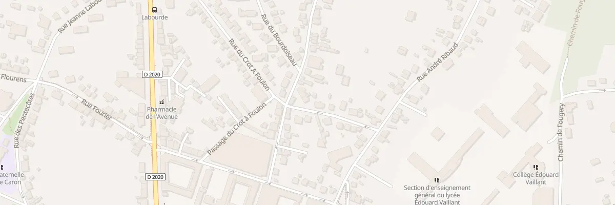 Plan du 12 Rue du Crot à Foulon à Vierzon