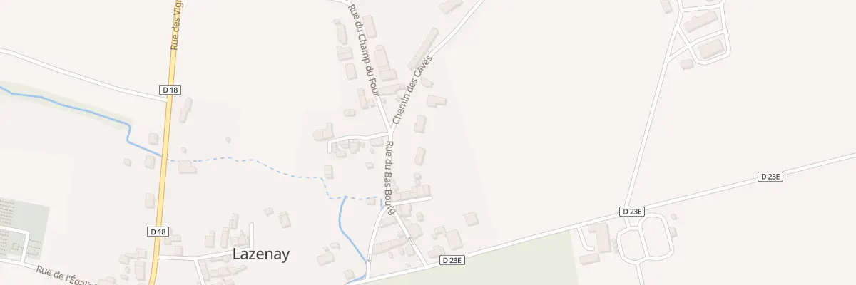 Plan du 18 Rue du Bas Bourg à Lazenay
