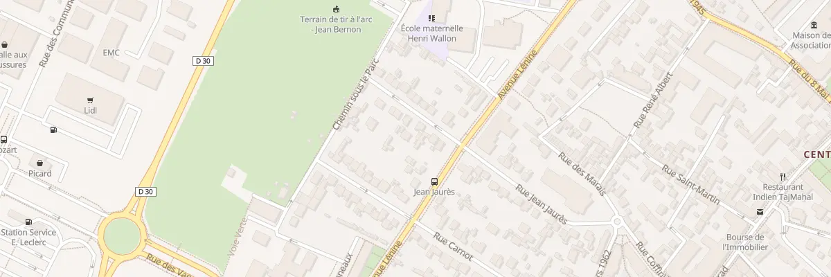 Plan du 27 Rue Jean Jaurès à Achères