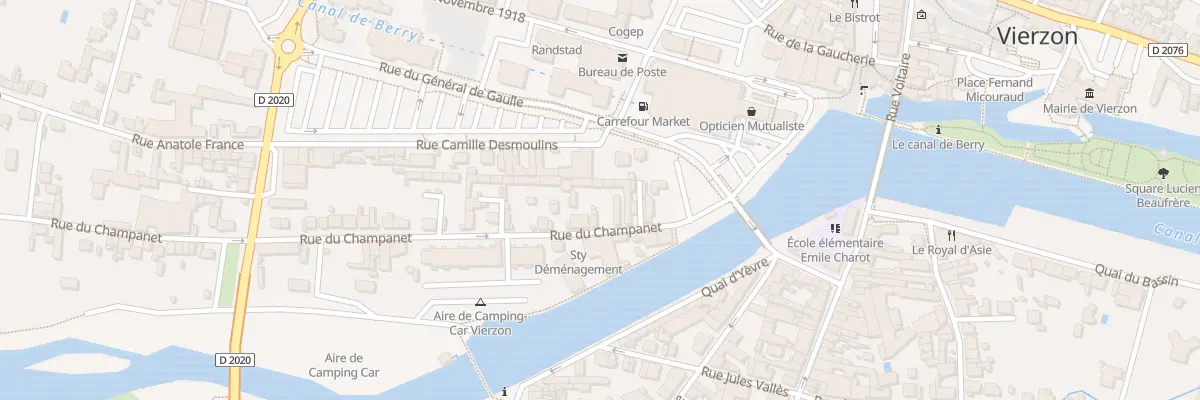 Plan du 12 Rue du Champanet à Vierzon