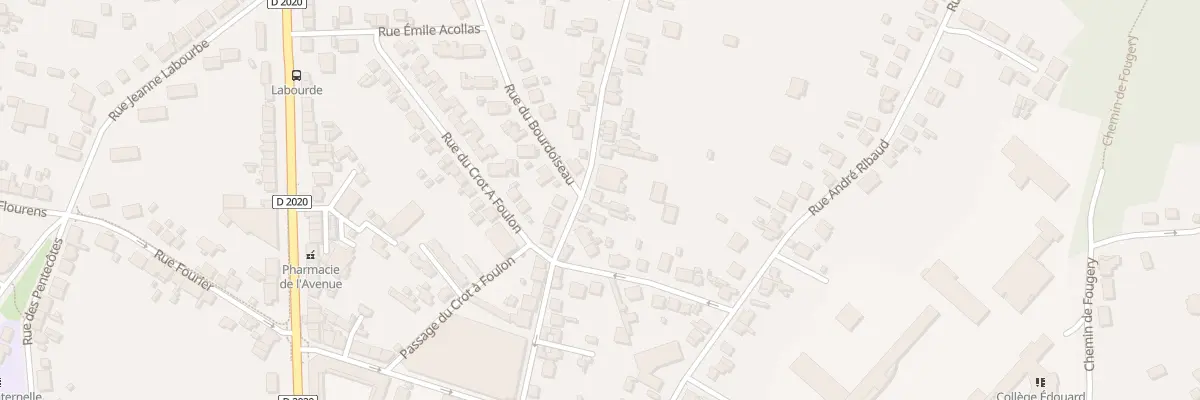 Plan du 22 Rue Henri Barbusse à Vierzon