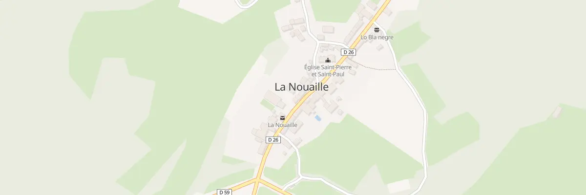 Plan du 23 Rte de Millevaches à La Nouaille