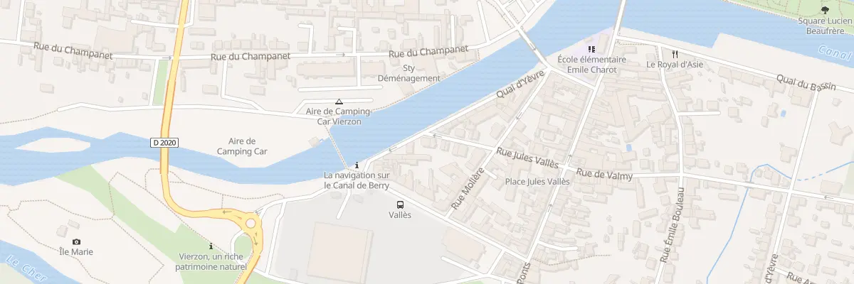 Plan du 10 Quai d’Yevre à Ignol
