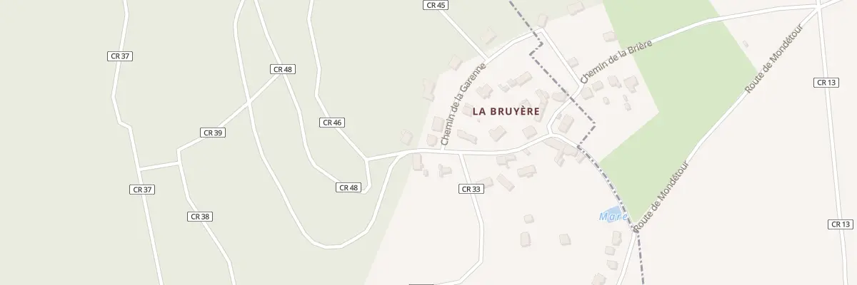 Plan du 5105A Les Pendants de la Bruyere à Roinville