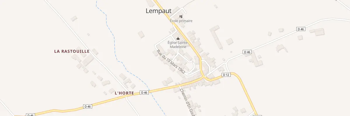 Plan du 2 Pl de la Vierge à Lempaut