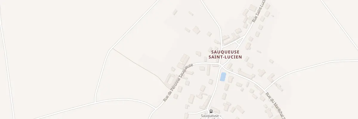 Plan du 8 Rue de Peronne Sauqueuse à Verderel-lès-Sauqueuse