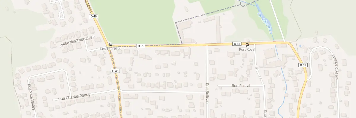 Plan du 97 Rue de Port Royal à Saint-Rémy-lès-Chevreuse
